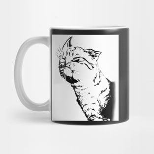 Swoosh Cat Mug